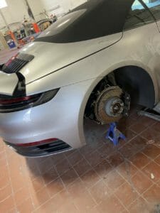 After Porsche Bumper Repair
